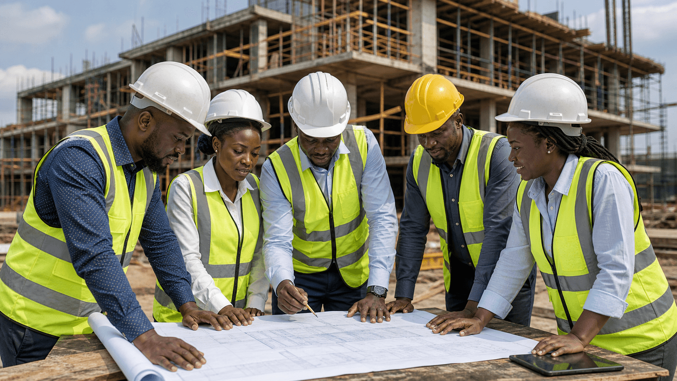 De Raheems team of engineers and construction professionals